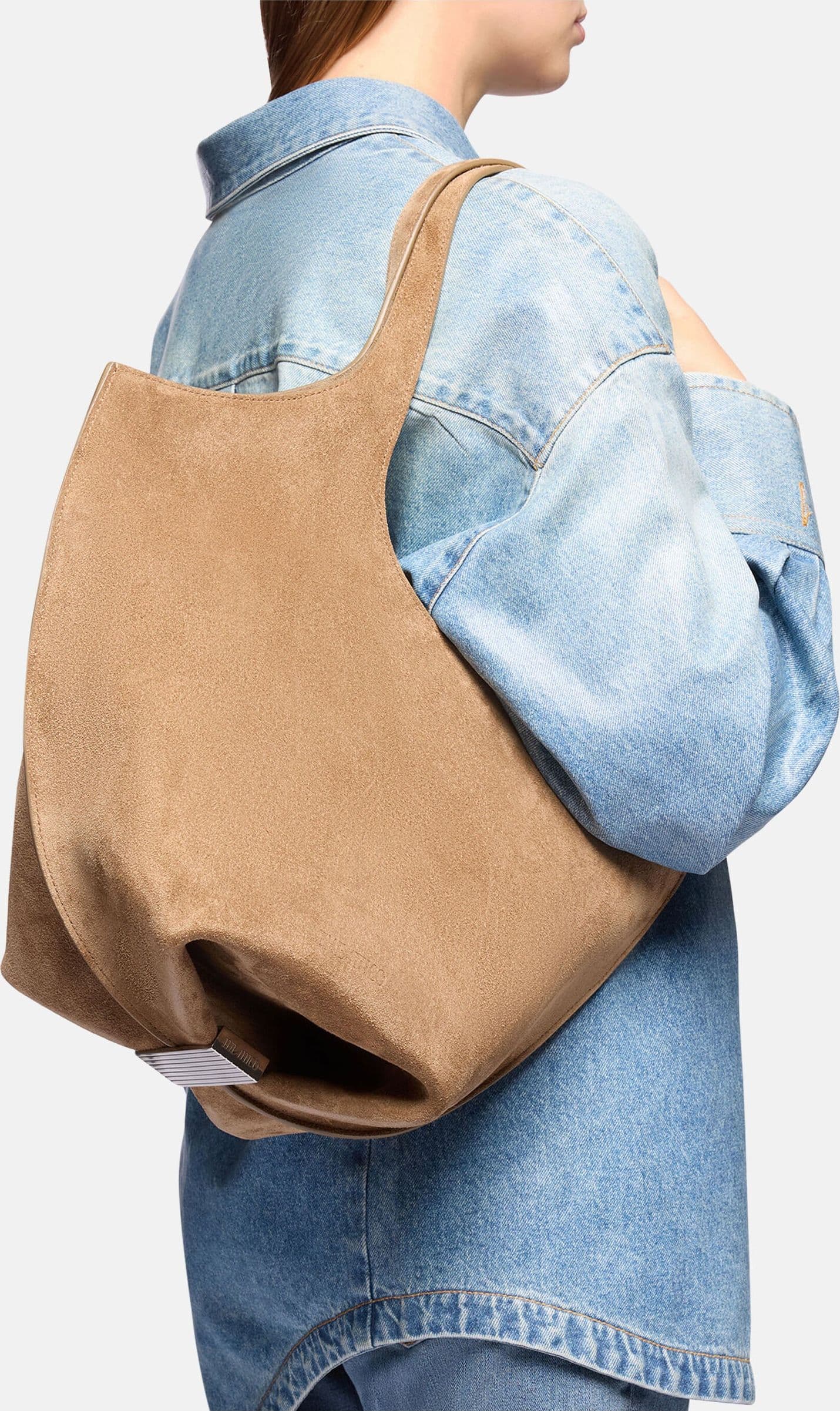 THE ATTICO The Attico - Borsa a Spalla Beige e Marrone da Donna - 2