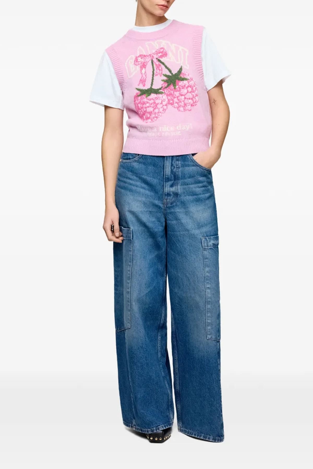 GANNI  Giacche Pink - 2