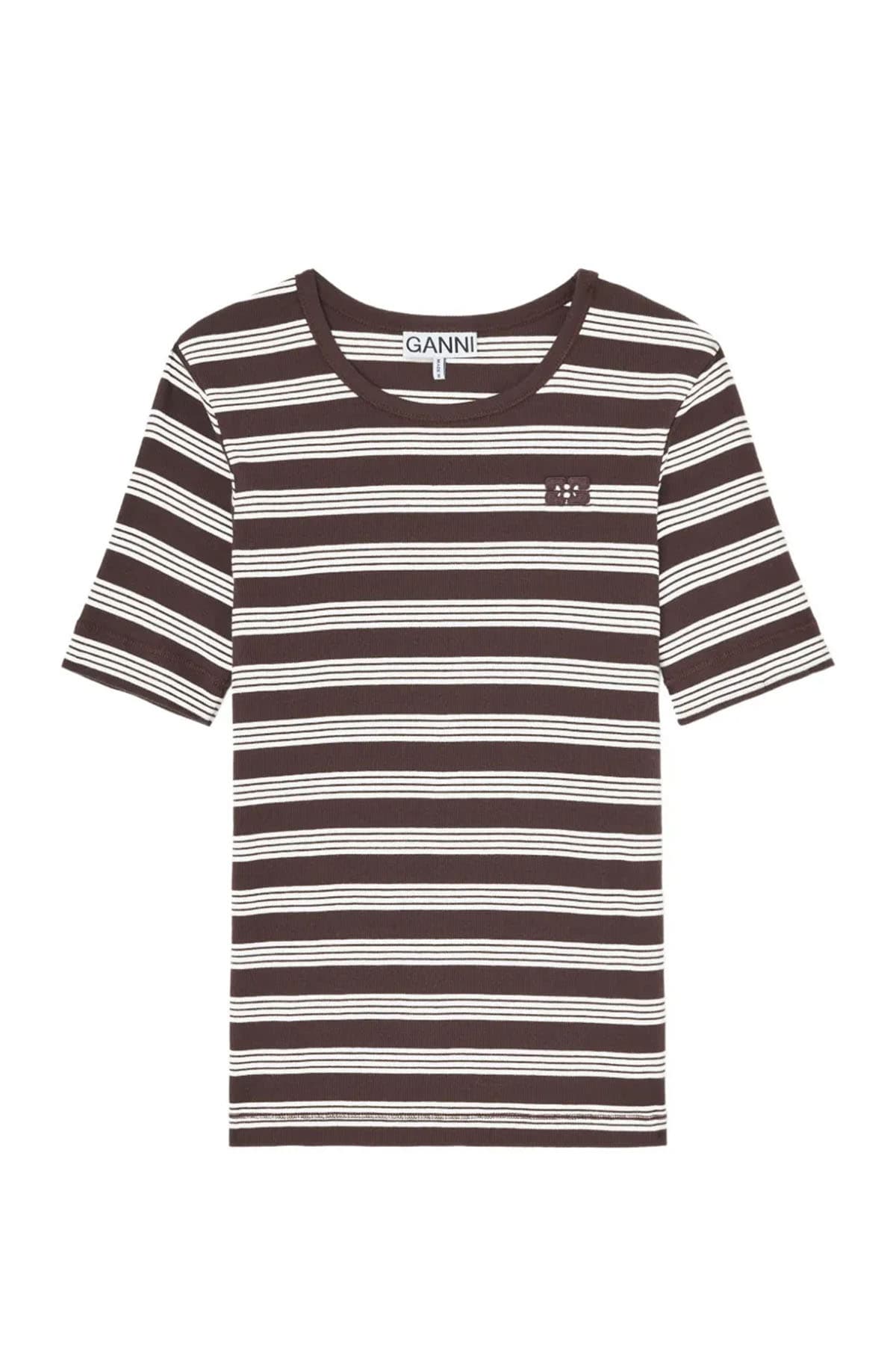 GANNI  T-shirt e Polo Brown - 3