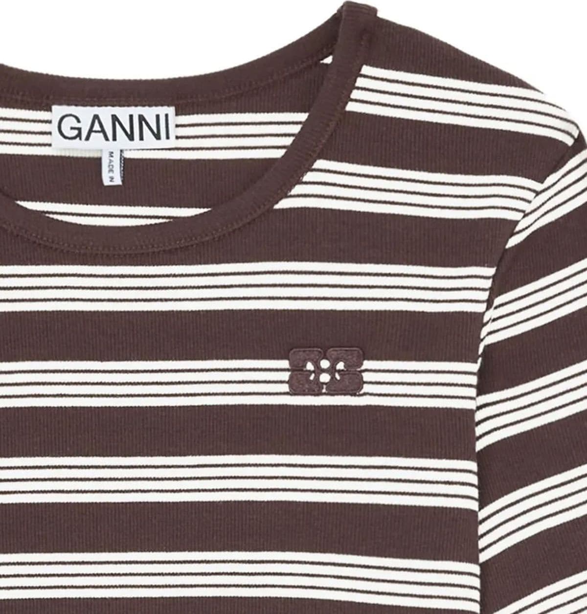 GANNI  T-shirt e Polo Brown - 2