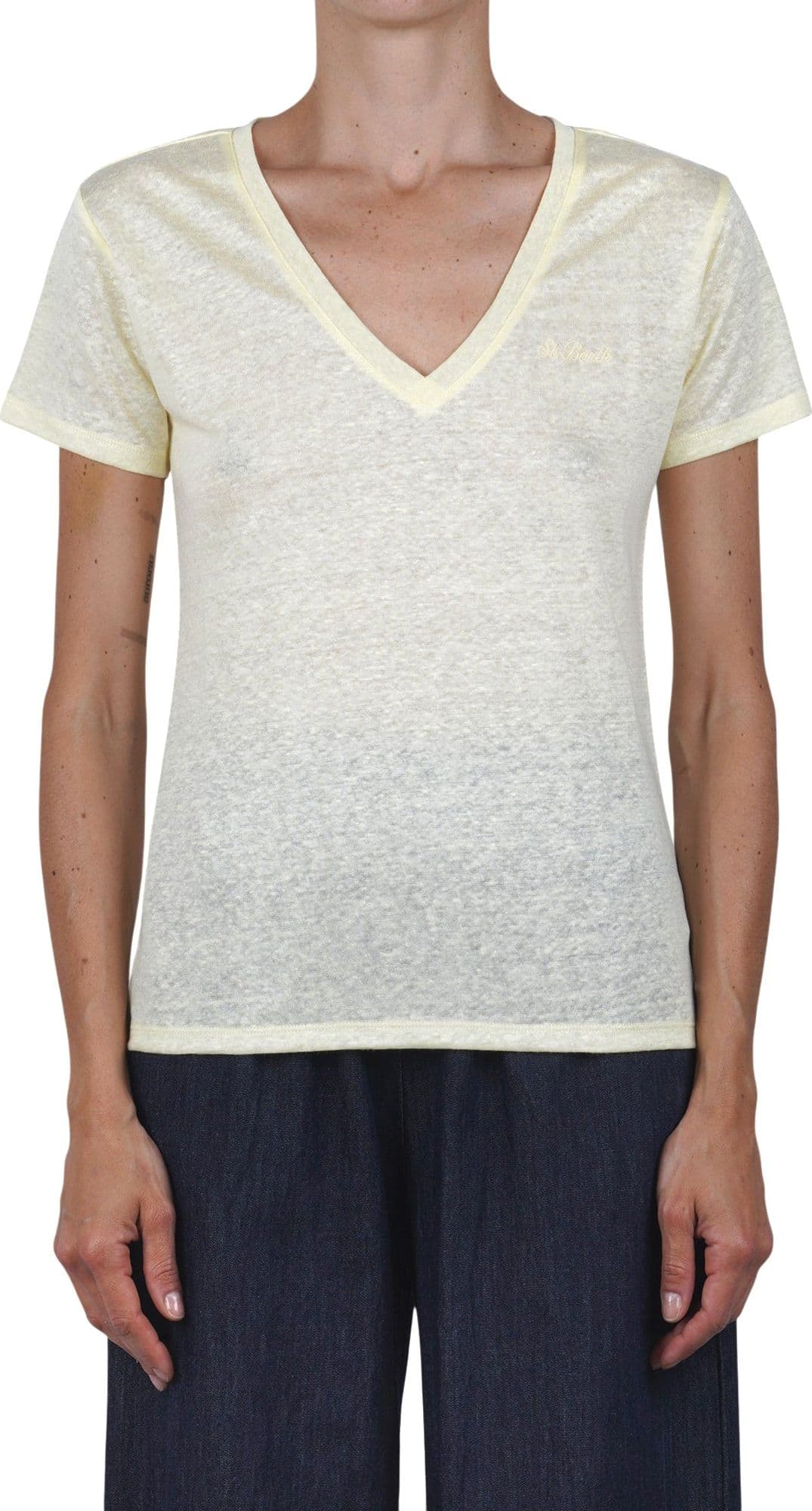 MC2 SAINT BARTH MC2 Saint Barth - T-shirt - 471004 - Giallo - 3