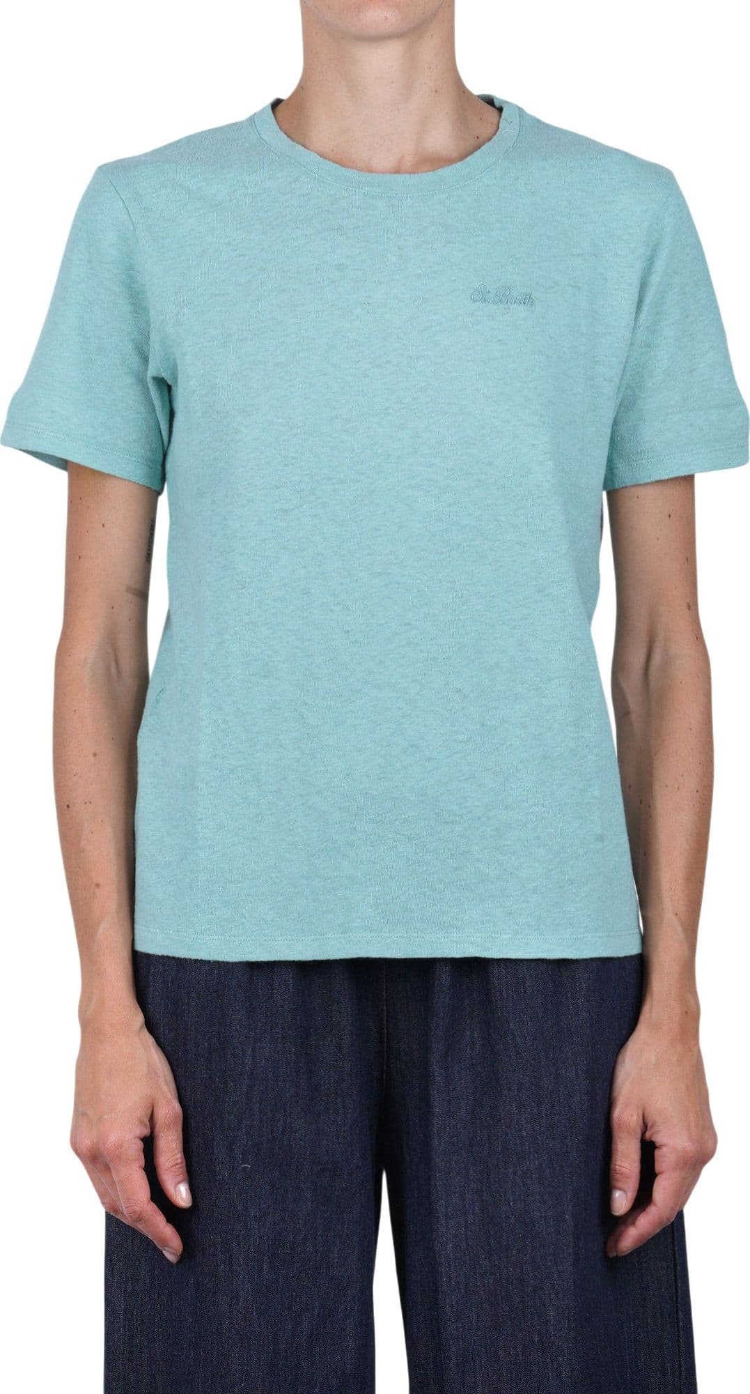 MC2 SAINT BARTH MC2 Saint Barth - T-shirt - 471003 - Verde acqua - 3