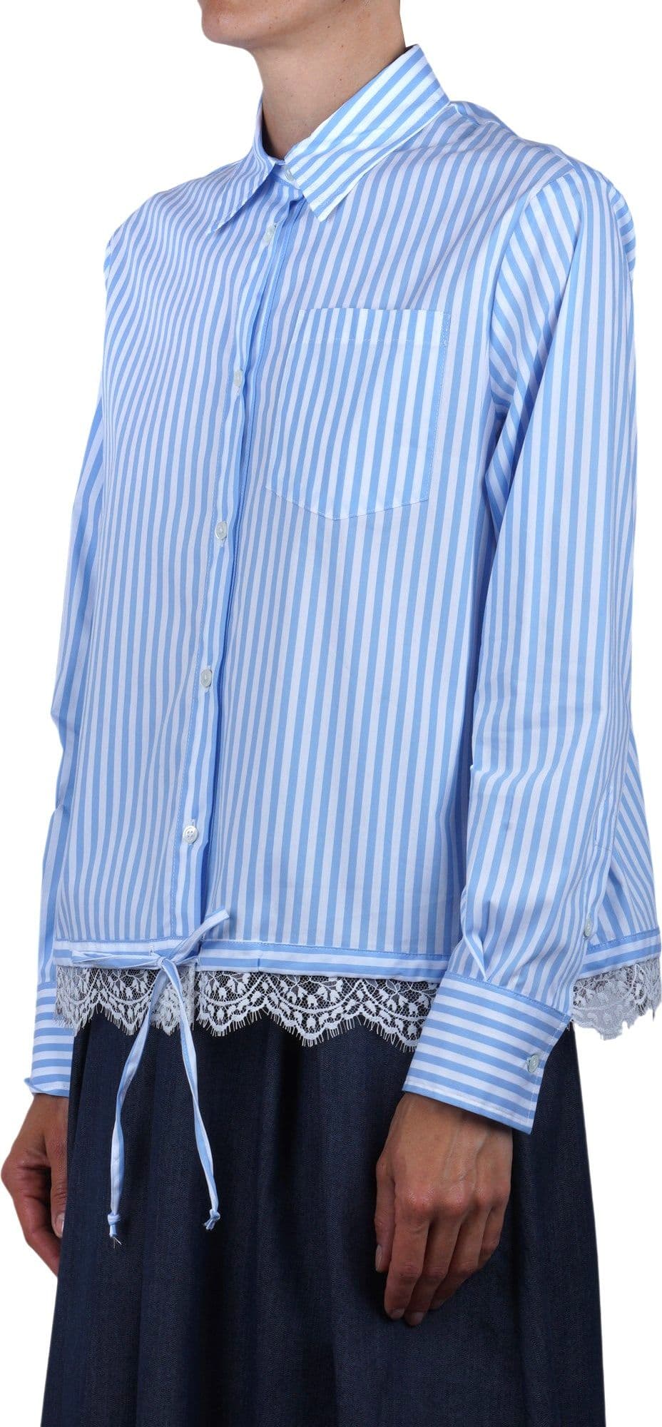 JUCCA Jucca - Camicia - 471681 - Bianco/Azzurro - 4