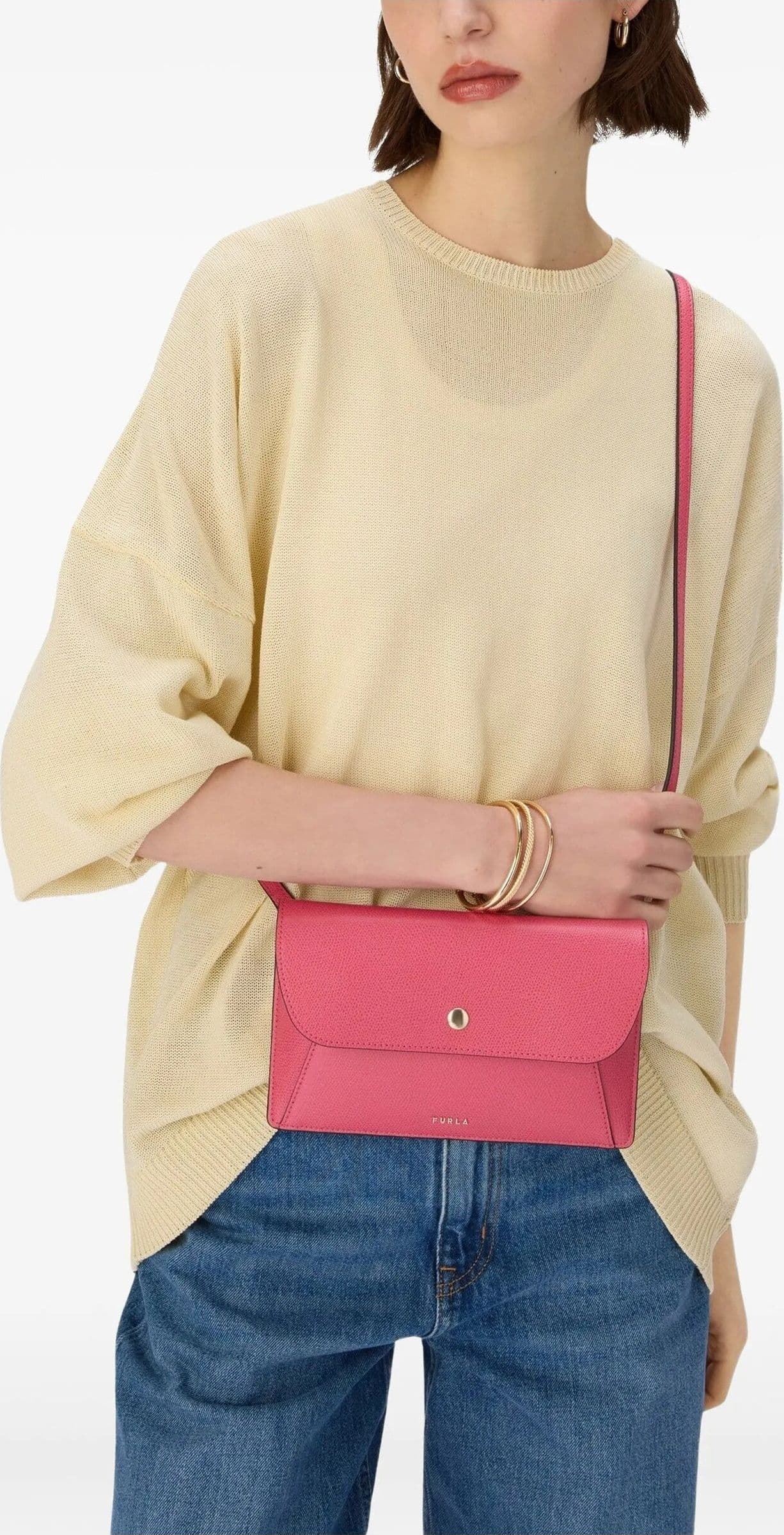 FURLA Furla - Borsa a Mano Rosa da Donna - 5