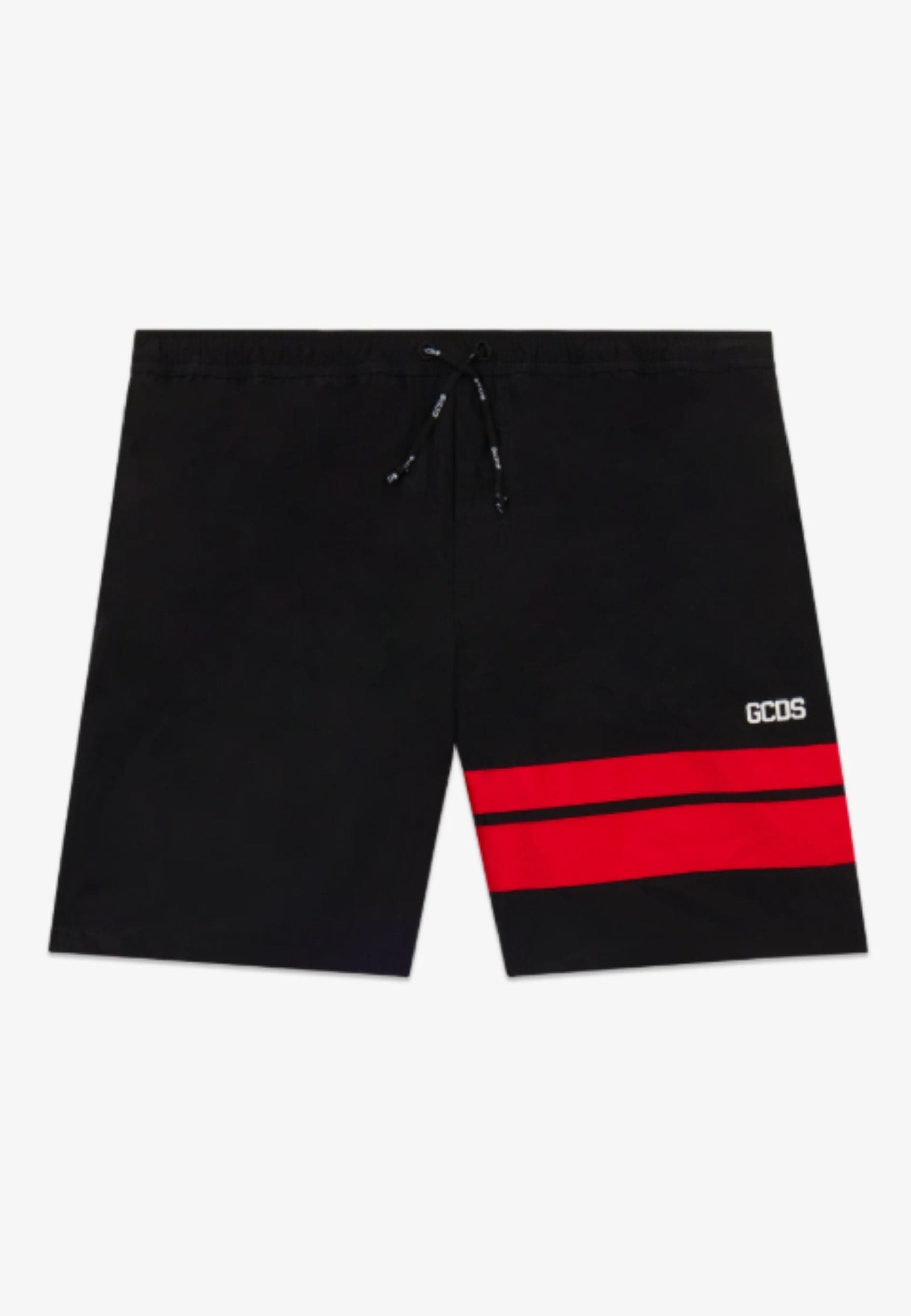 GCDS  COSTUME LOGO REGULAR SWIM SHORTS - 4