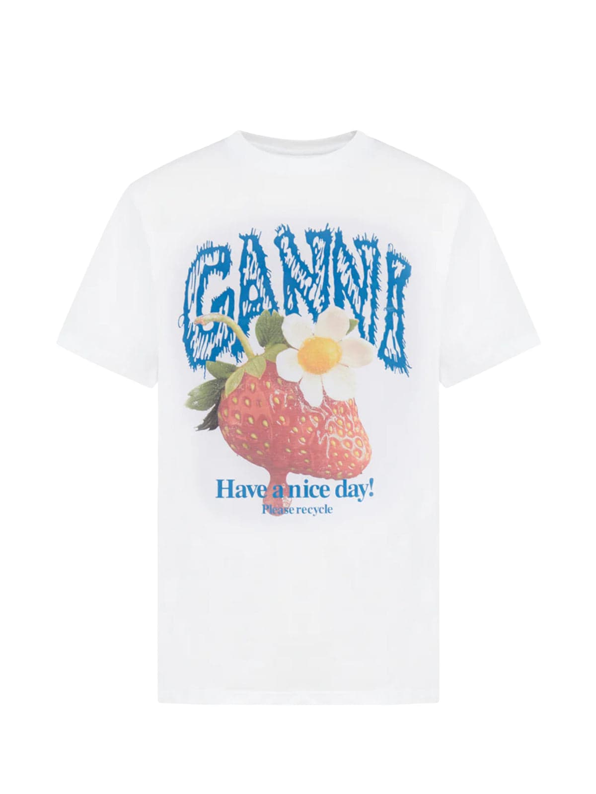 GANNI Ganni - T-Shirt Bianca da Donna - 3