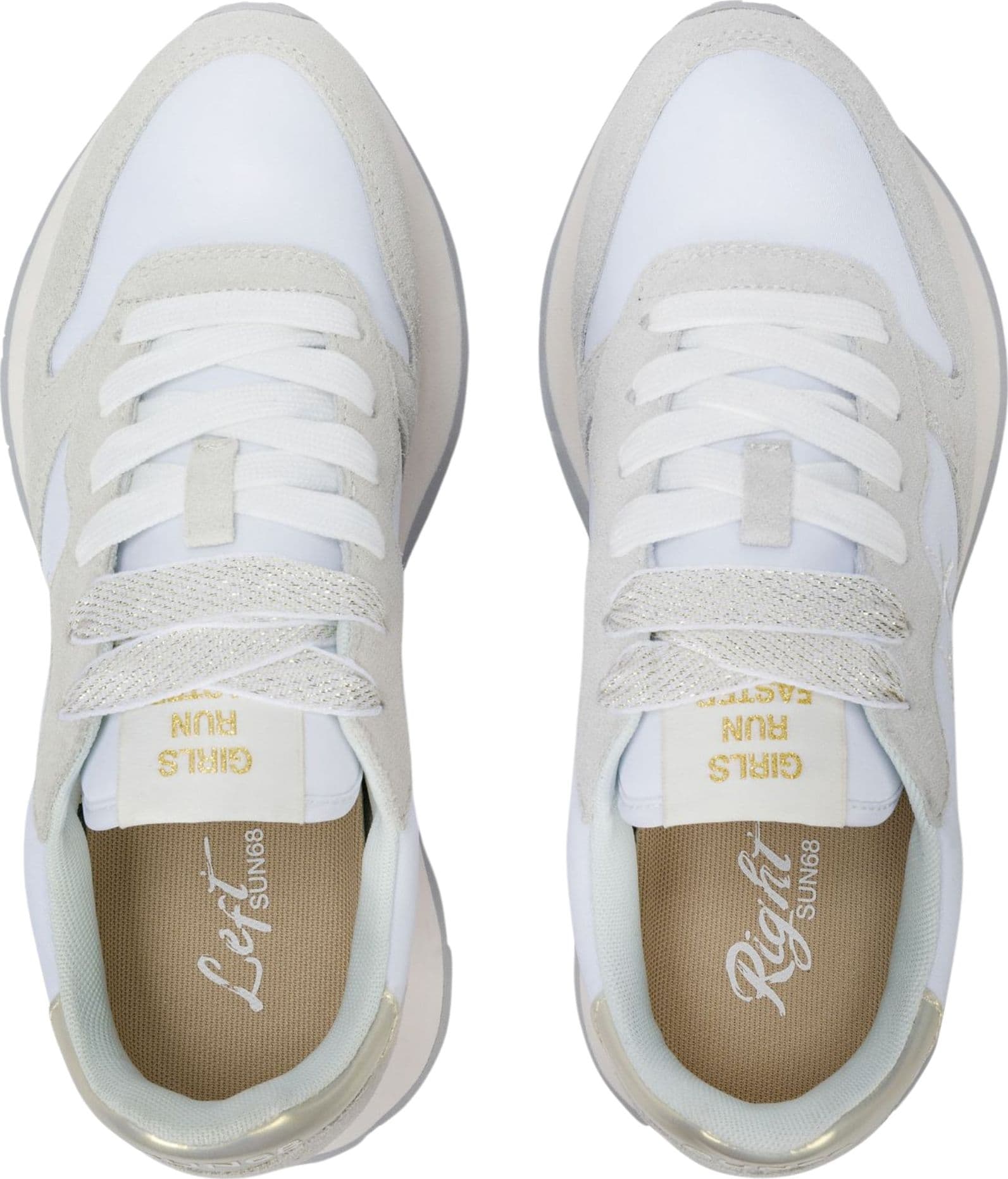 SUN68  Sneakers ALLY GOLD SILVER - 4