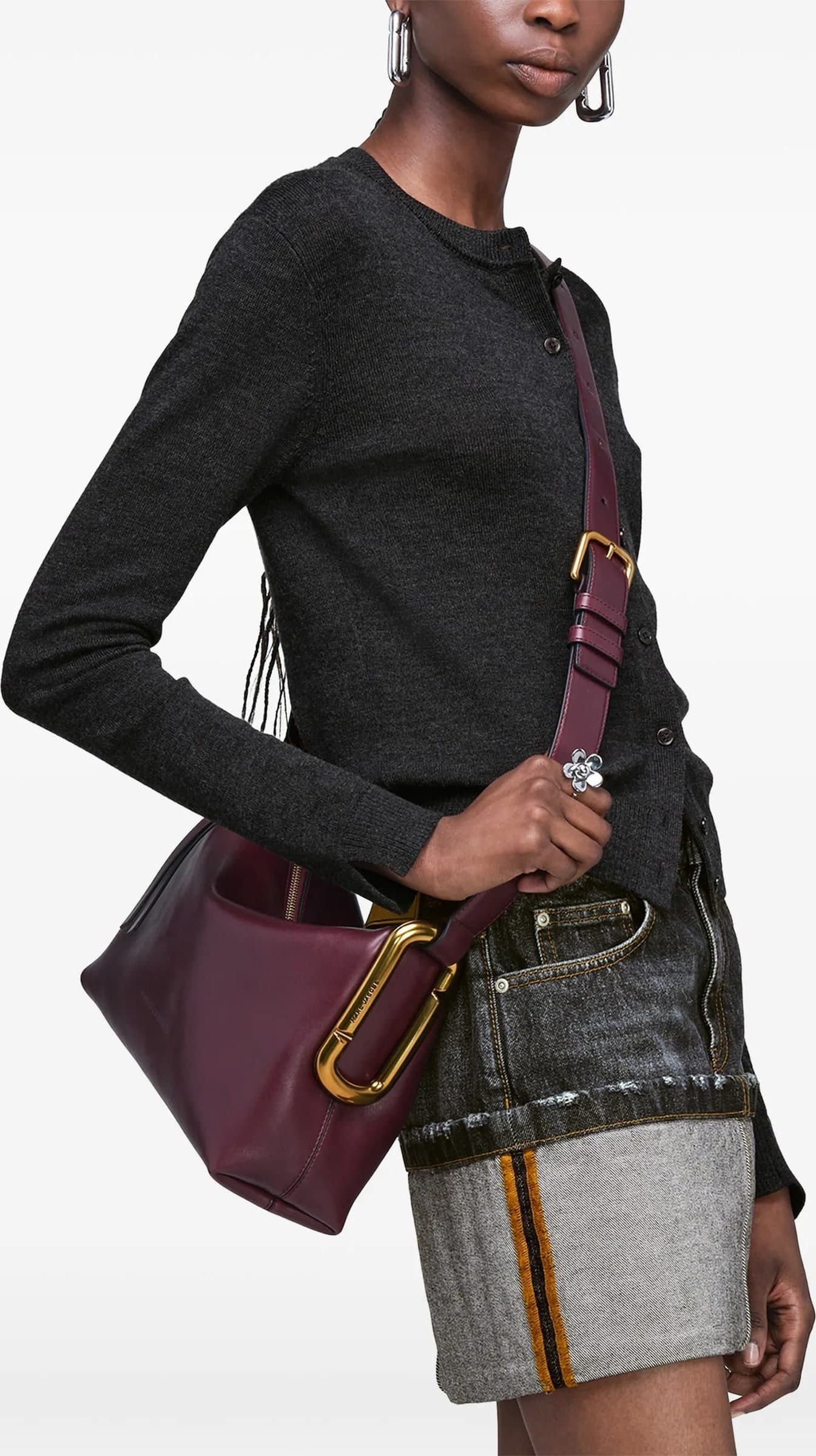 MARC JACOBS Marc Jacobs - Borsa a Mano Nera e Rossa da Donna - 14
