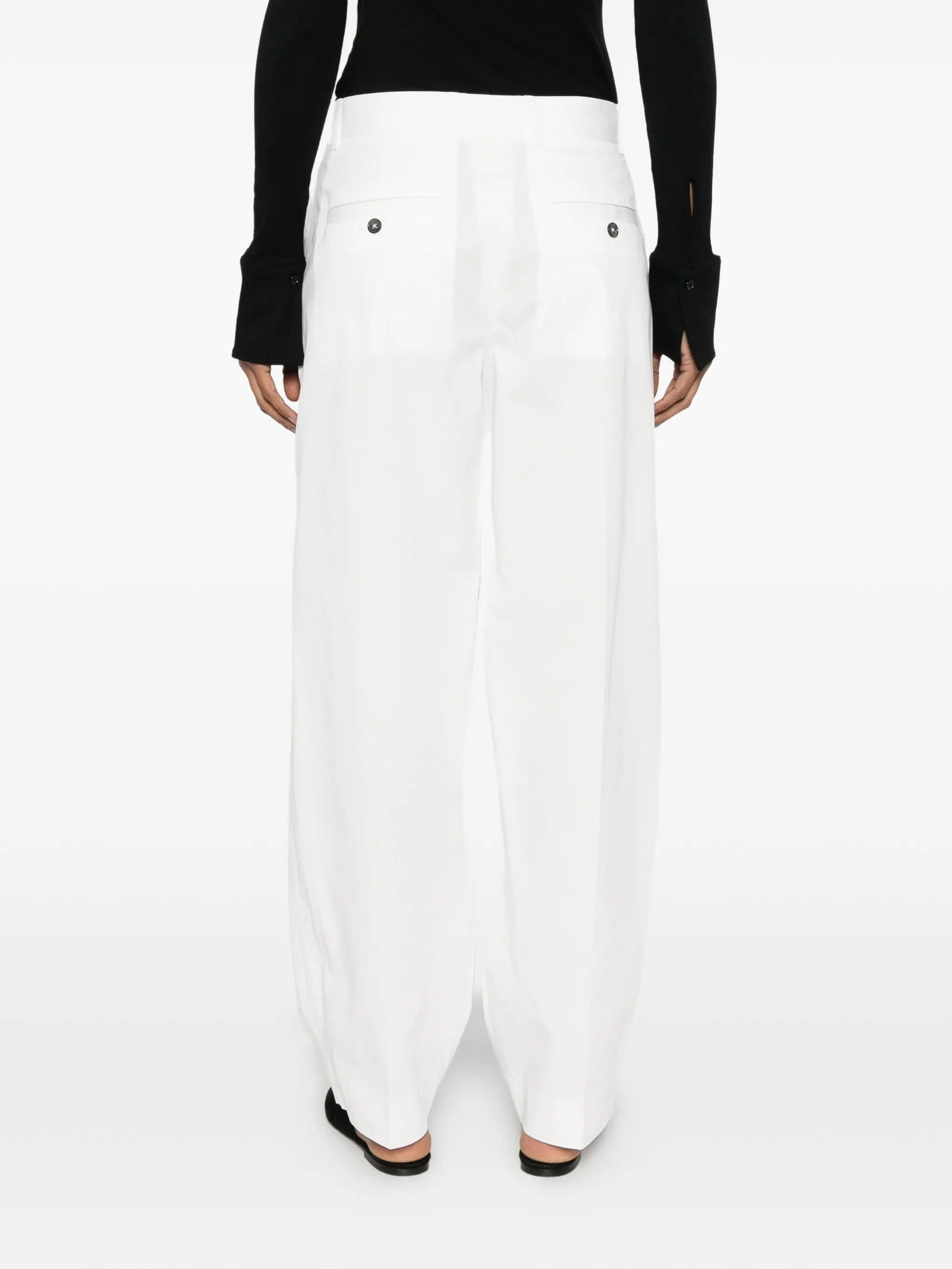 TOTEME Toteme - Pantaloni Bianchi da Donna - 4