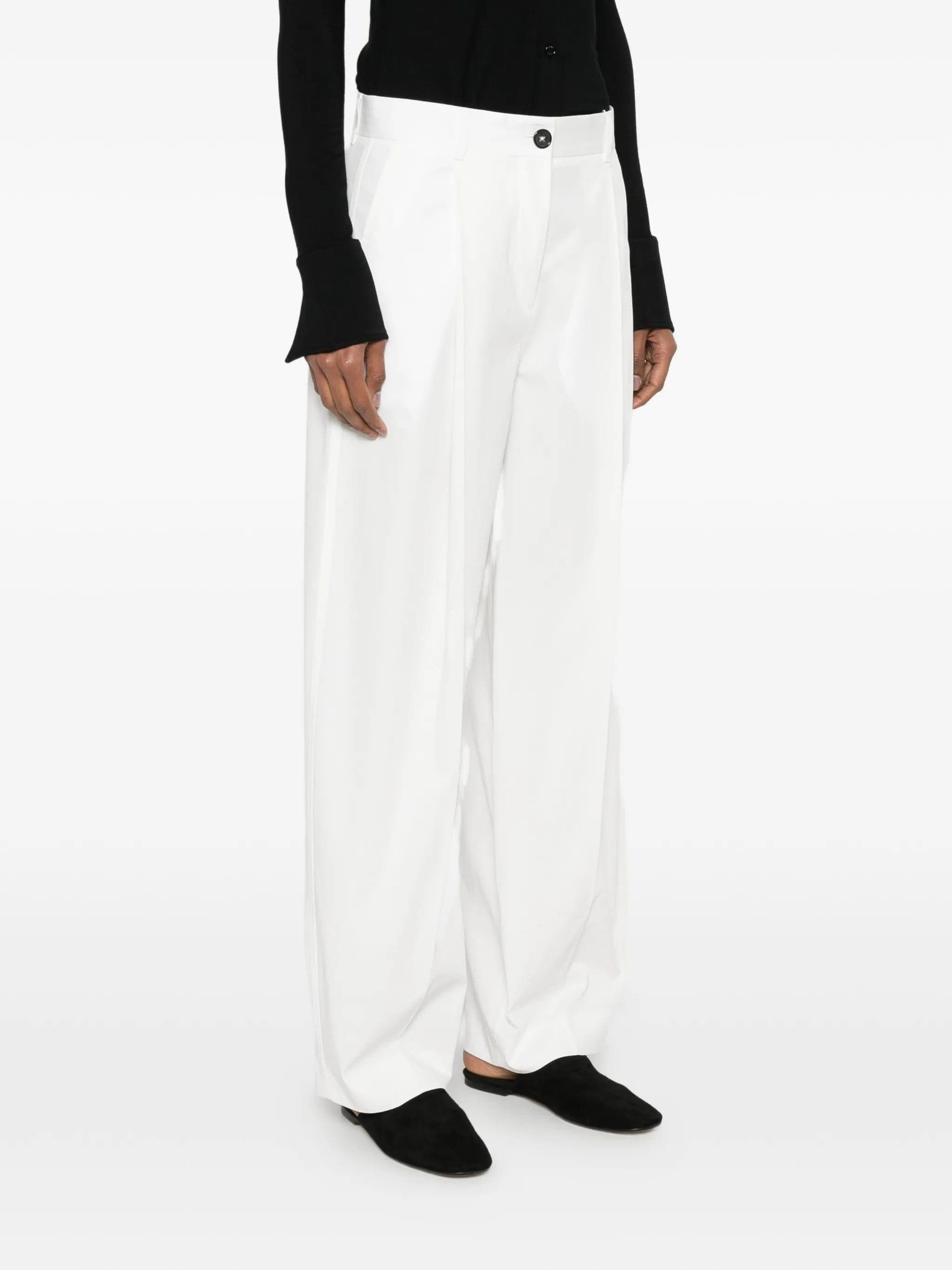 TOTEME Toteme - Pantaloni Bianchi da Donna - 5