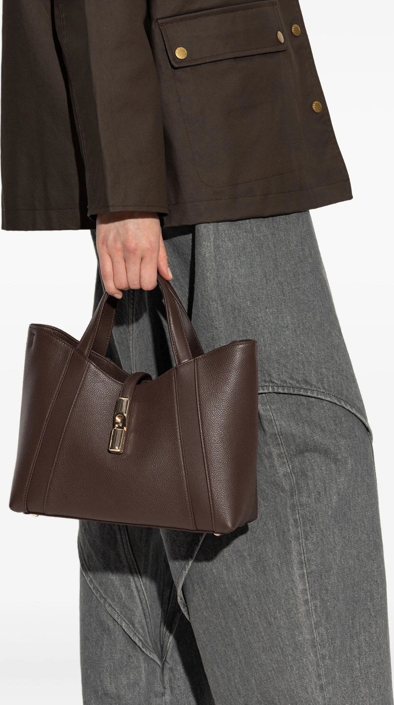 FURLA Furla - Borsa a Mano Marrone da Donna - 5