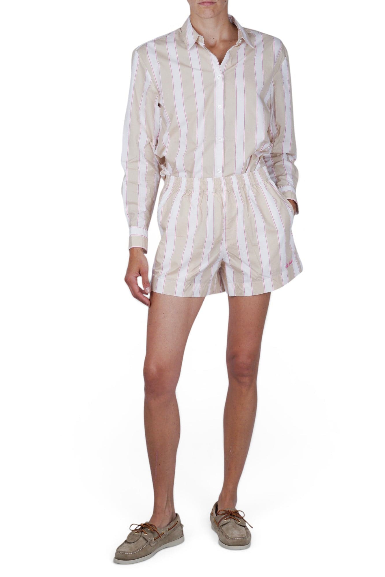 MC2 SAINT BARTH MC2 Saint Barth - Camicia - 470970 - Bianco/Beige - 2