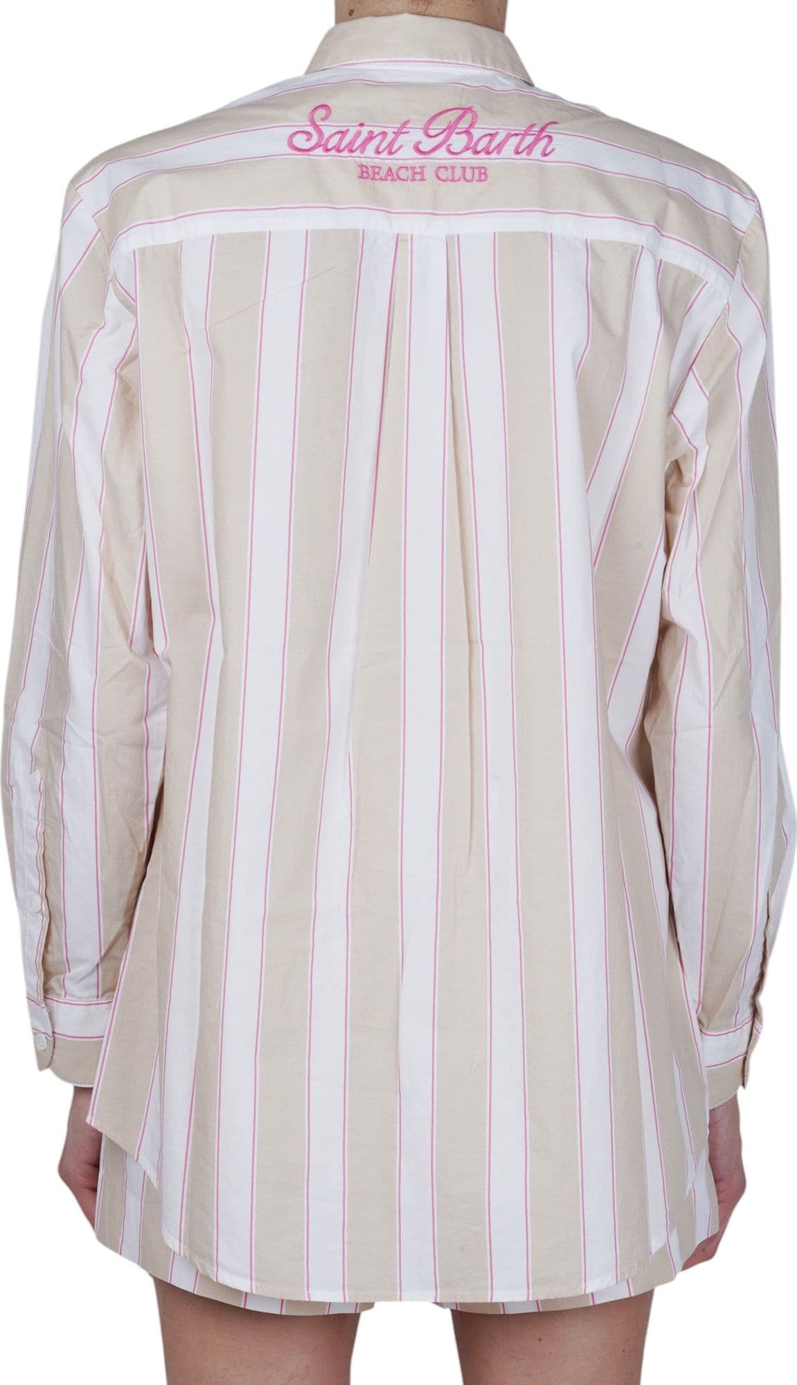 MC2 SAINT BARTH MC2 Saint Barth - Camicia - 470970 - Bianco/Beige - 5