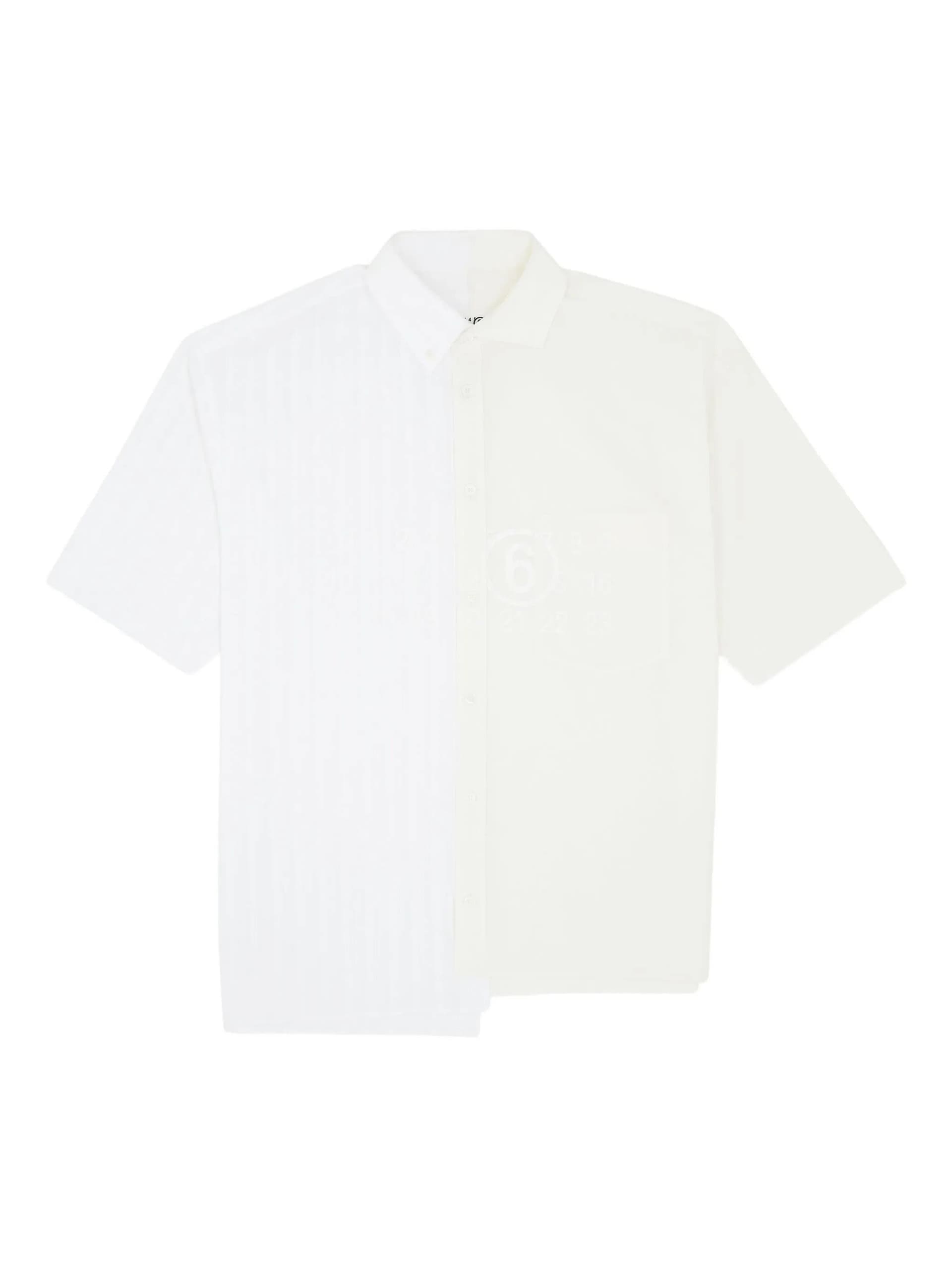MM6 Maison Margiela Mm6 Maison Margiela - Camicia Bianca da Uomo - 6
