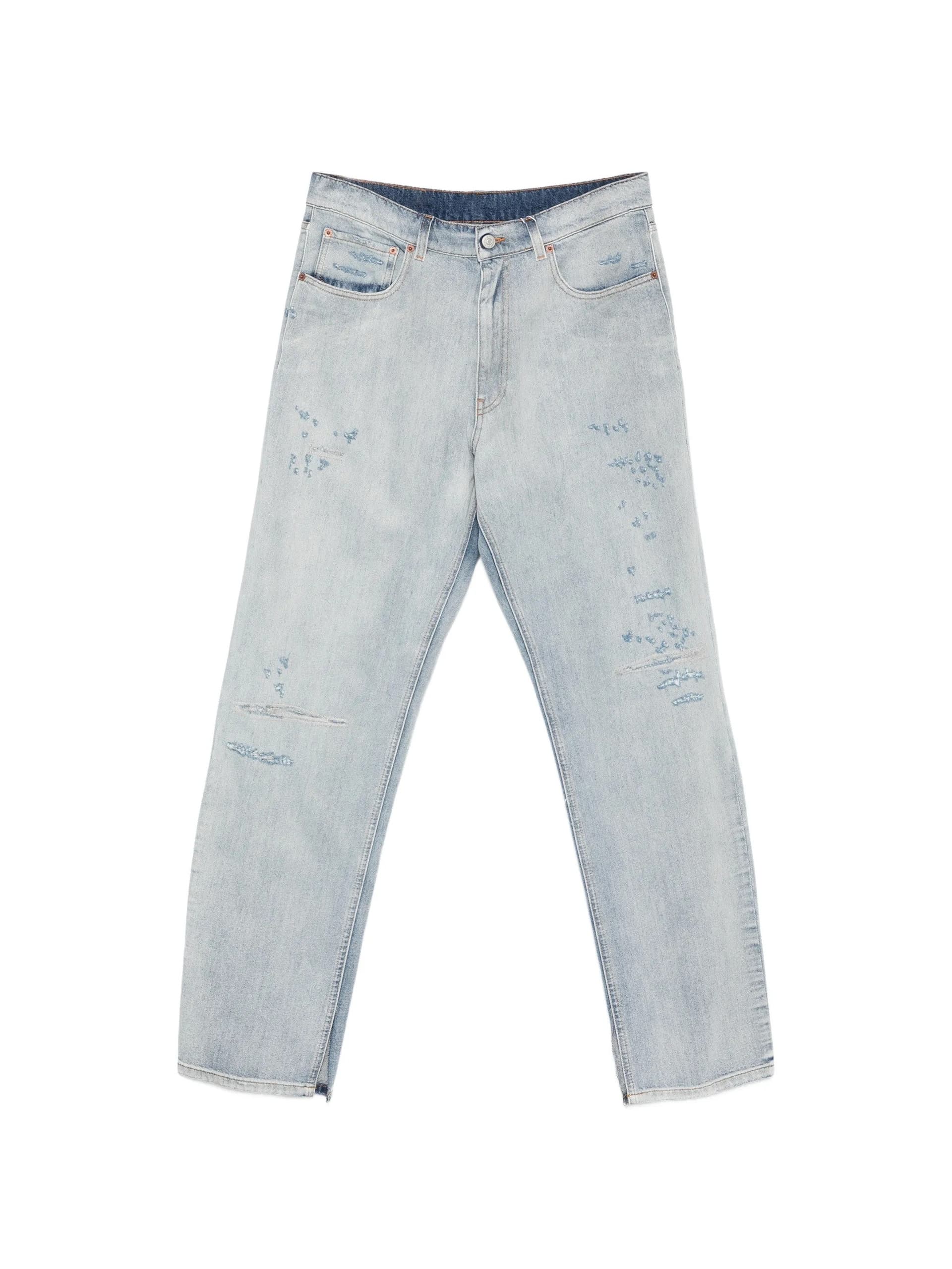 MM6 Maison Margiela Mm6 Maison Margiela - Pantaloni Grigi da Uomo - 6