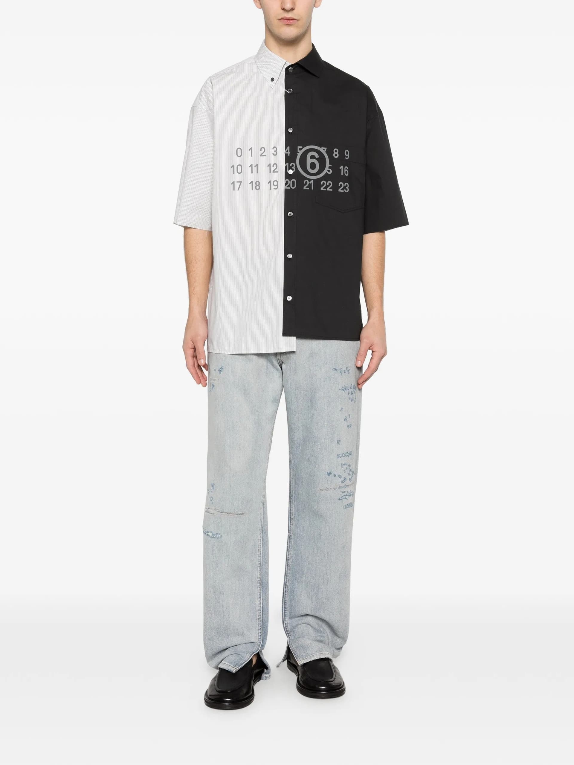 MM6 Maison Margiela Mm6 Maison Margiela - Pantaloni Grigi da Uomo - 2
