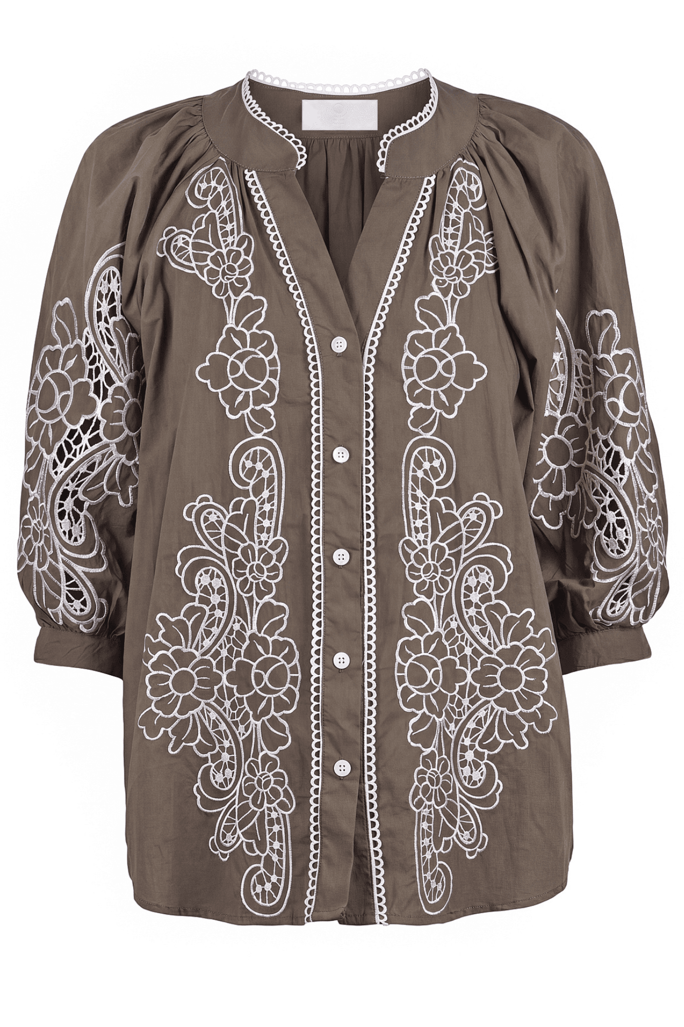 LA FEMME BLANCHE La Femme Blanche - Camicia - 471707 - Verde/Bianco - 7