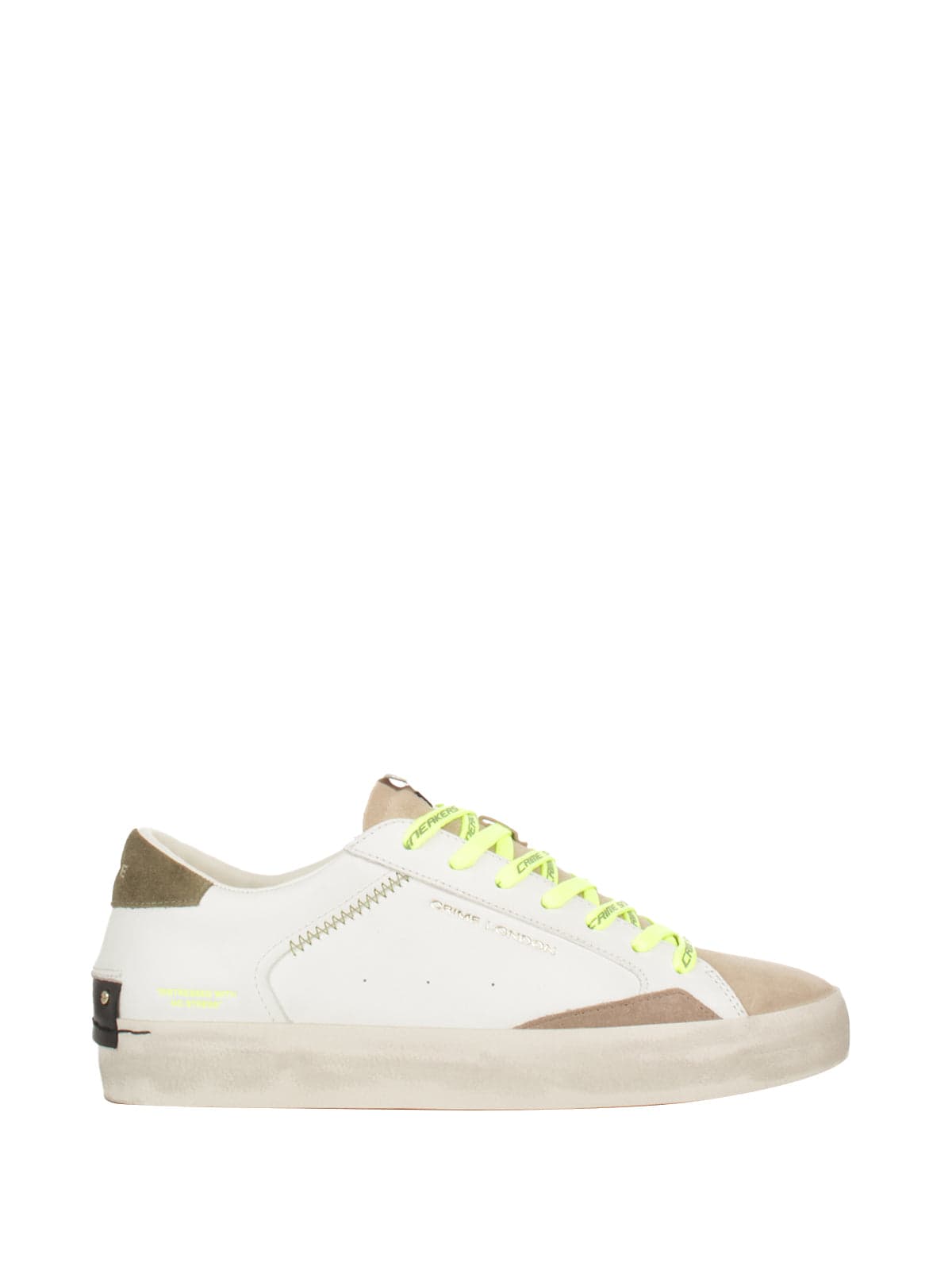 Crime London  - Sneakers Bianche da Uomo - 5