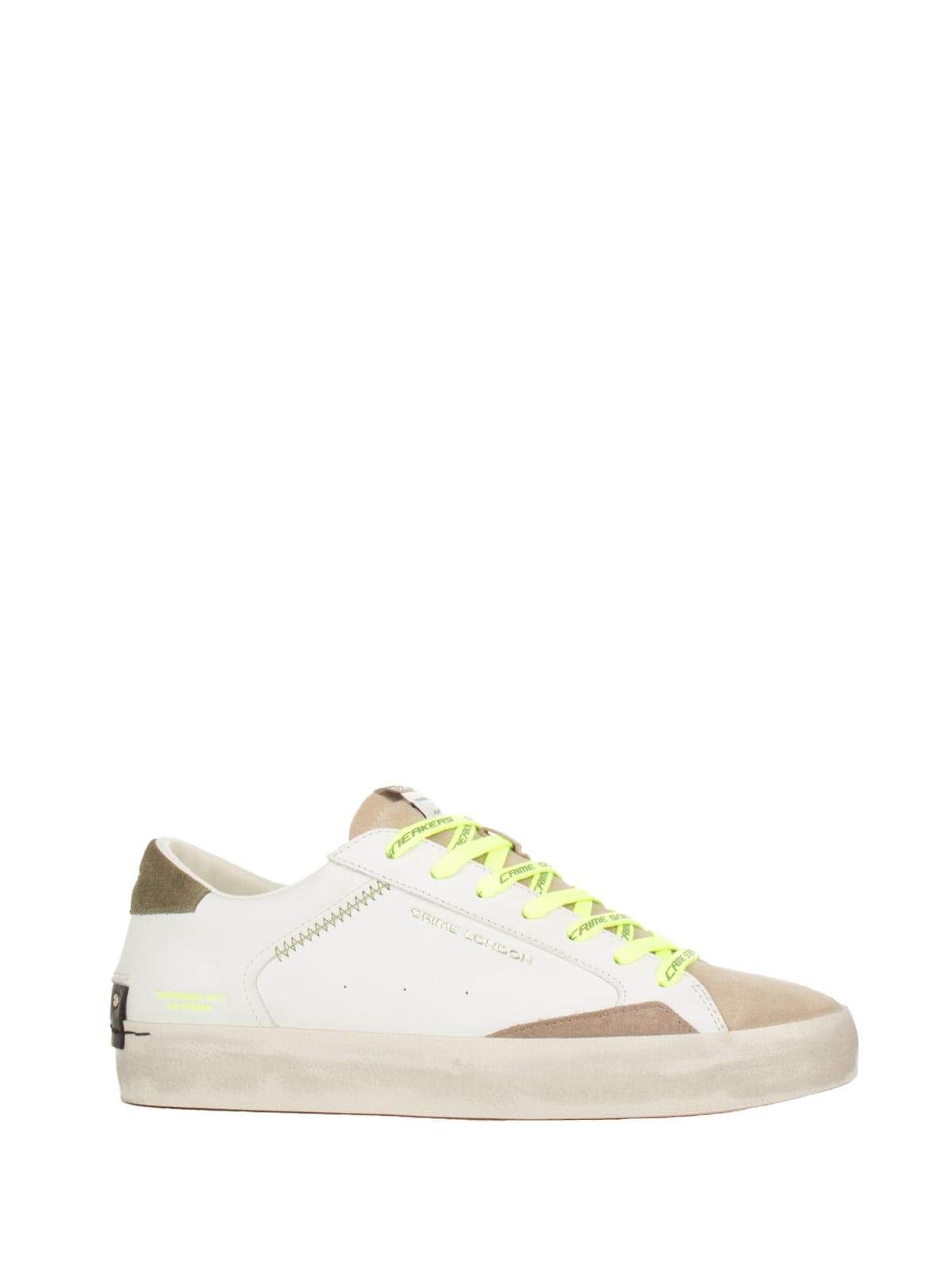 Crime London  - Sneakers Bianche da Uomo - 2