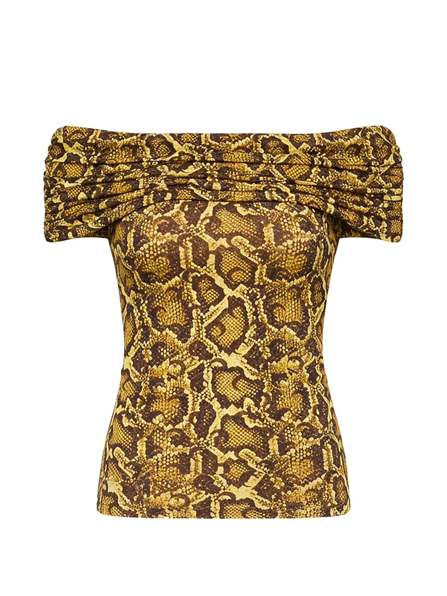 MARINE SERRE Marine Serre - Top Giallo da Donna
