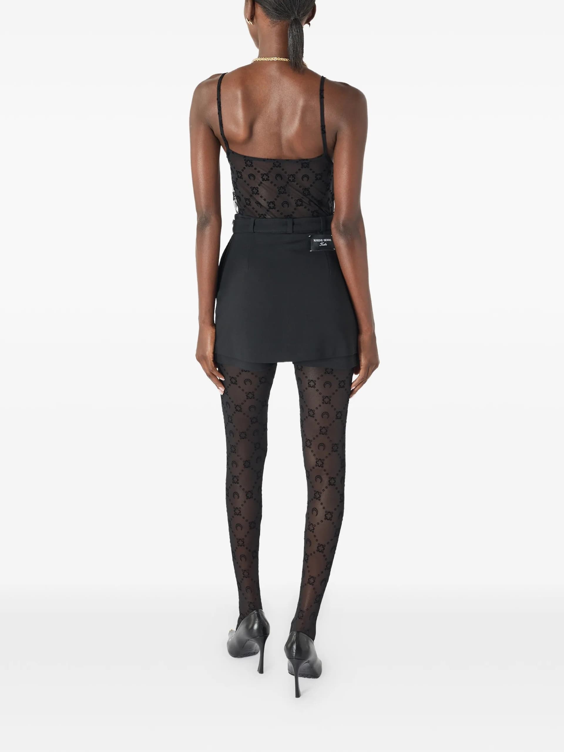 MARINE SERRE Marine Serre - Top Nero da Donna - 2