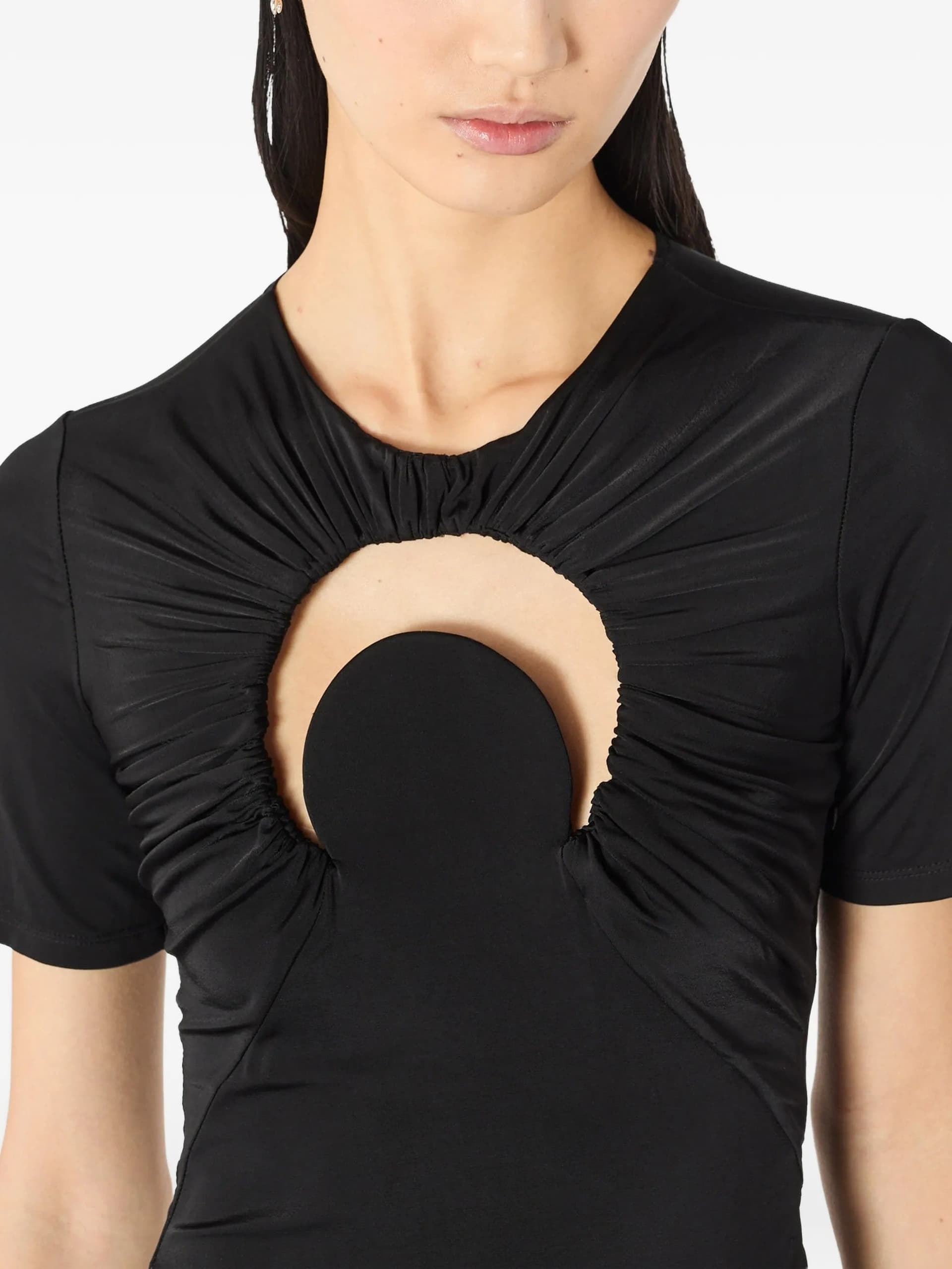 MARINE SERRE Marine Serre - Vestito Nero da Donna - 4