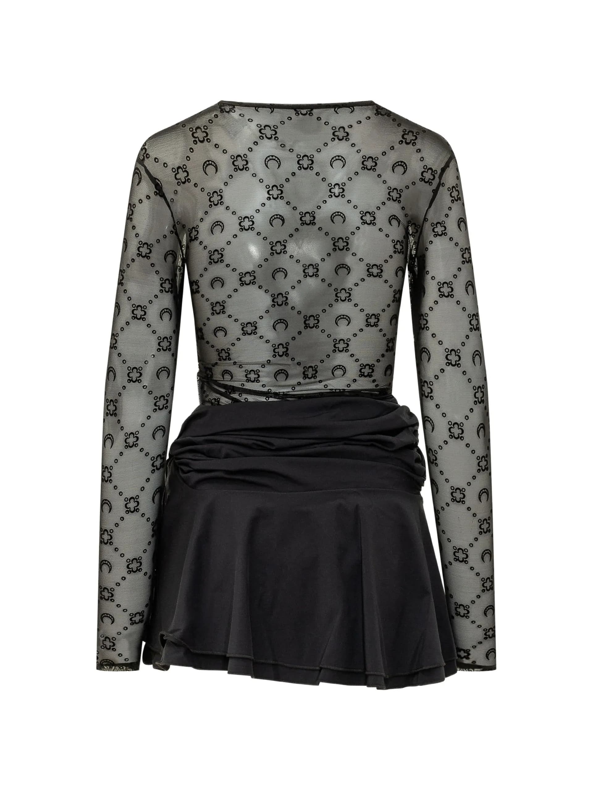 MARINE SERRE Marine Serre - Vestito Nero da Donna - 3