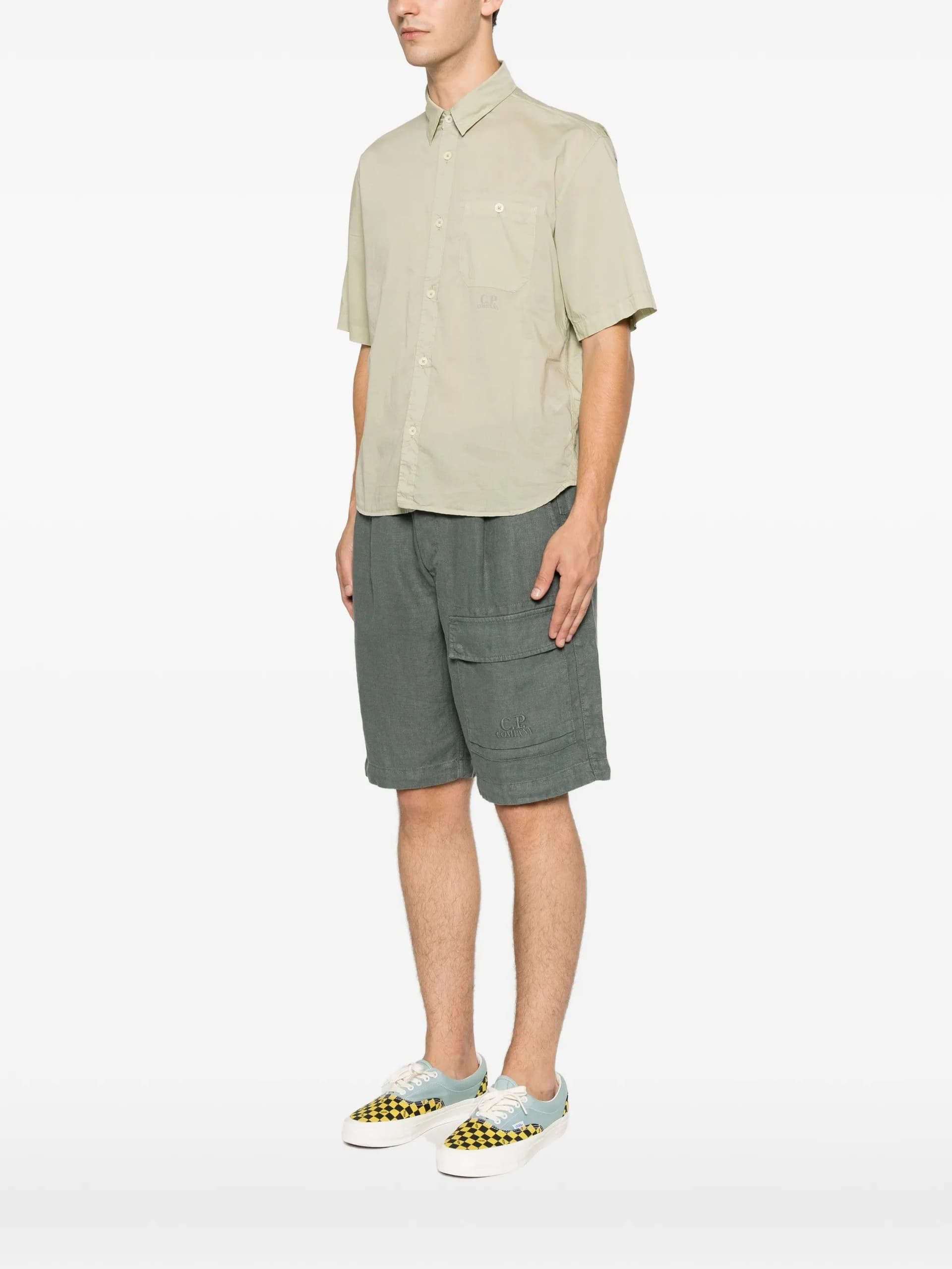 C.P. Company  - Camicia C.P Verde da Uomo - 2