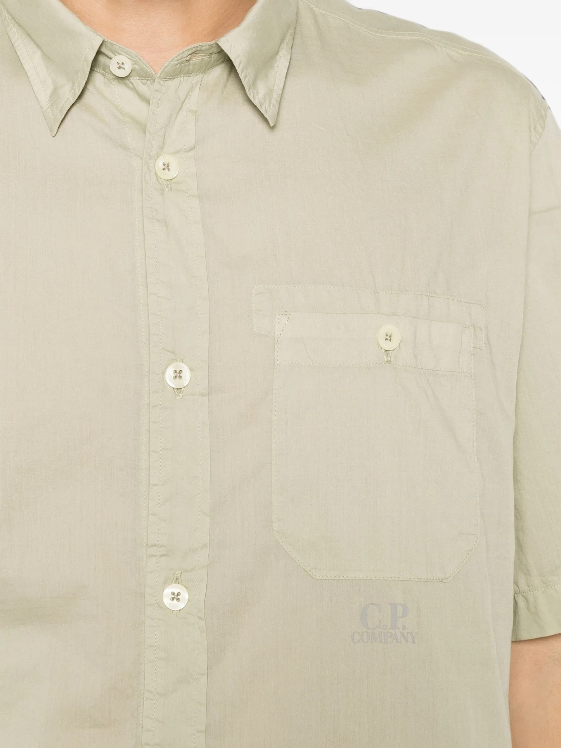 C.P. Company  - Camicia C.P Verde da Uomo - 3