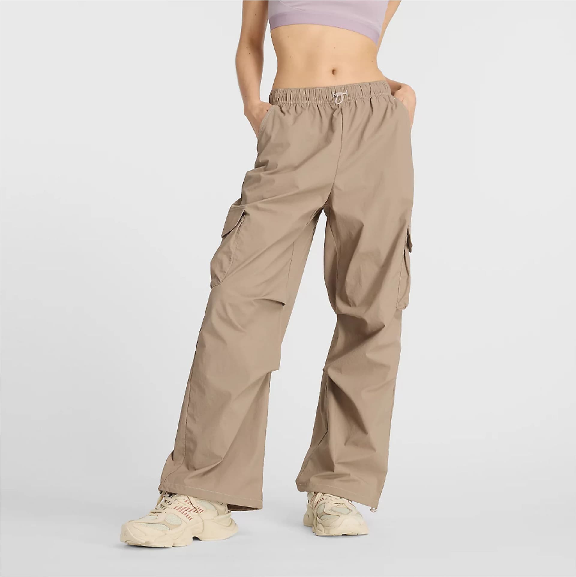 NEW BALANCE Pantalone Cargo Donna new balance wp43534lmr Marrone - 3