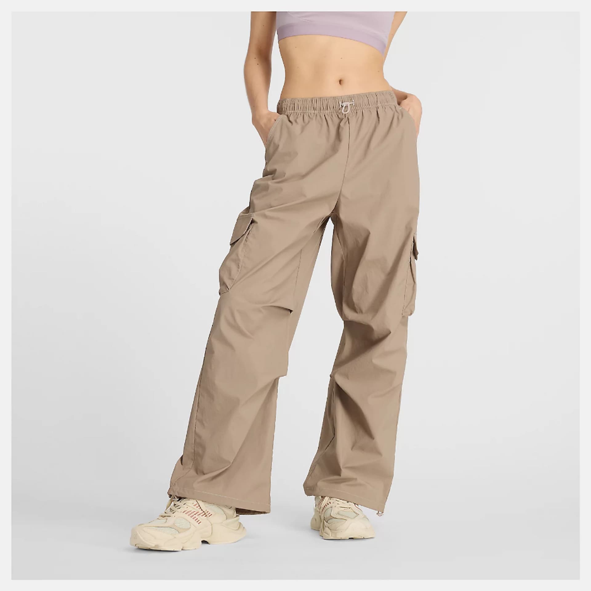 NEW BALANCE Pantalone Cargo Donna new balance wp43534lmr Marrone - 3