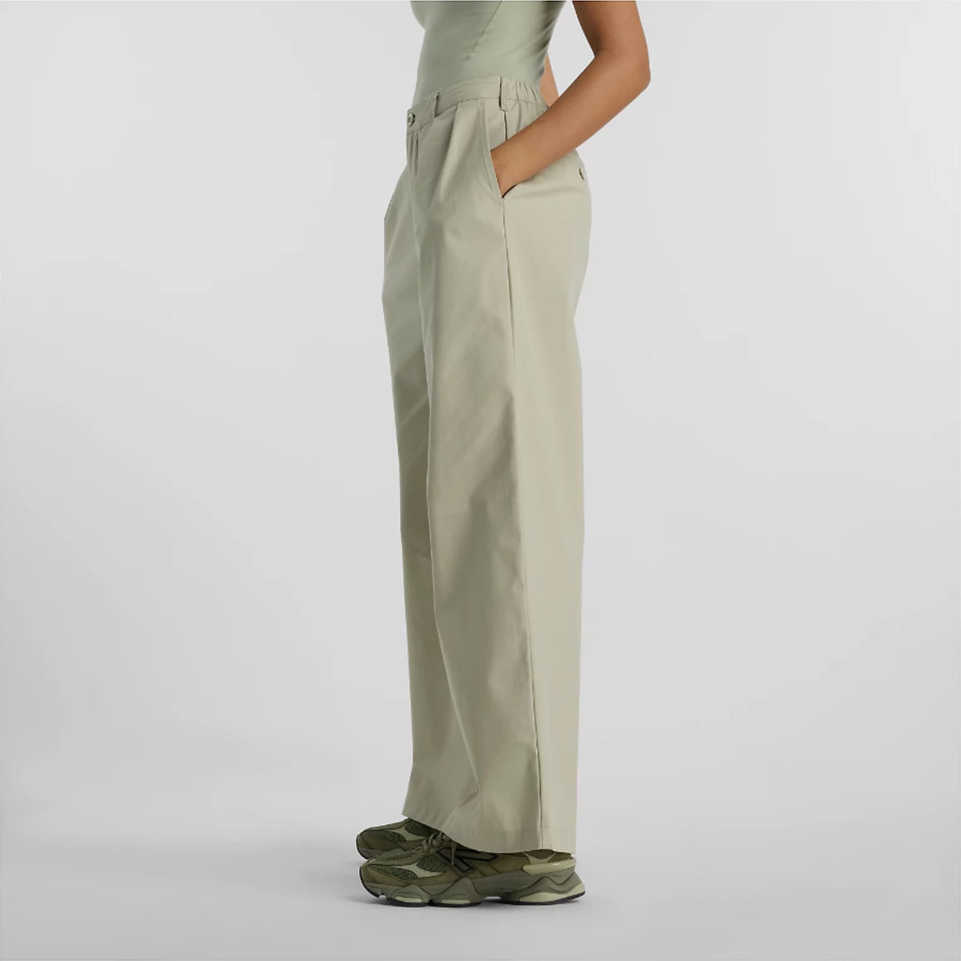 NEW BALANCE Pantaloni Donna new balance WP51538OVN Verde - 4
