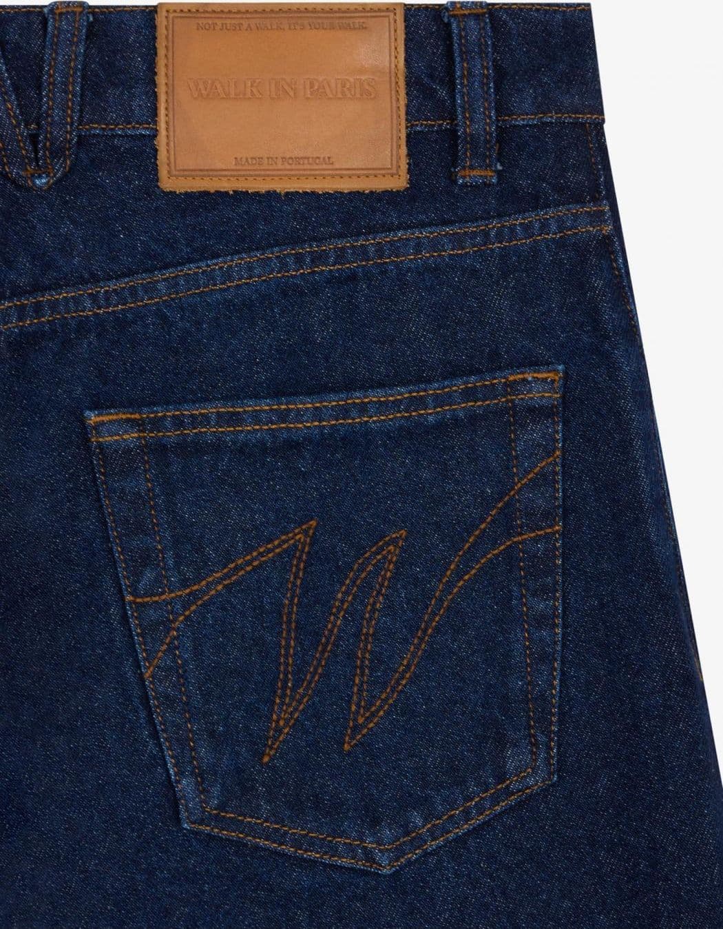 WALK IN PARIS Dark Blue Denim Balloon Shorts - 2