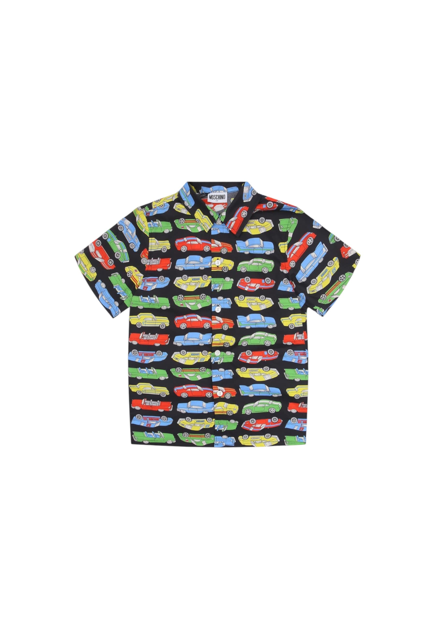 moschino Camicia Bambino Moschino HMC01X_NERO - 4