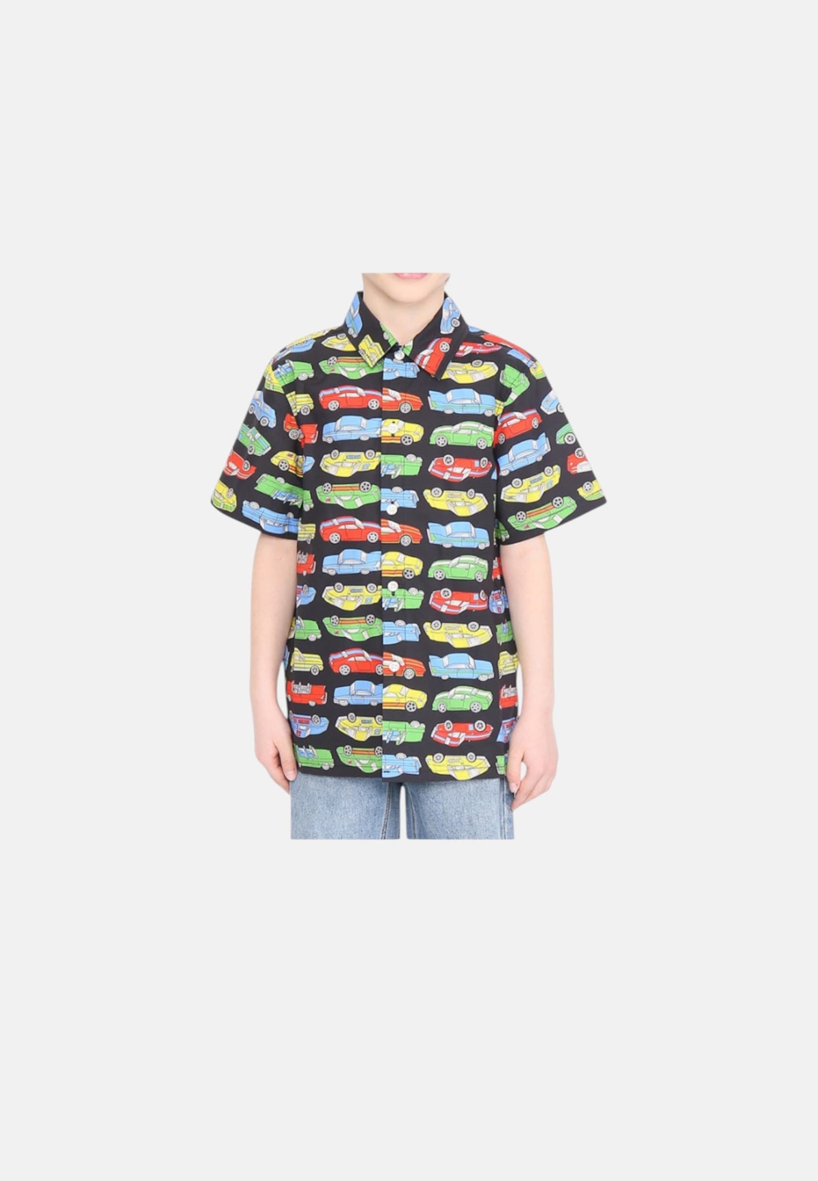 moschino Camicia Bambino Moschino HMC01X_NERO - 2