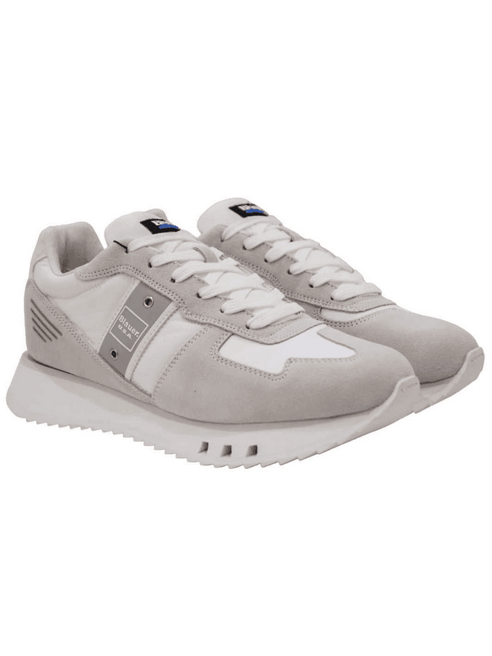 Blauer scarpe uomo bianco-grigio - 2