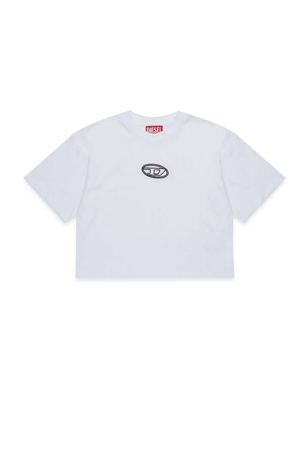 DIESEL t-shirt bambina bianco - 4