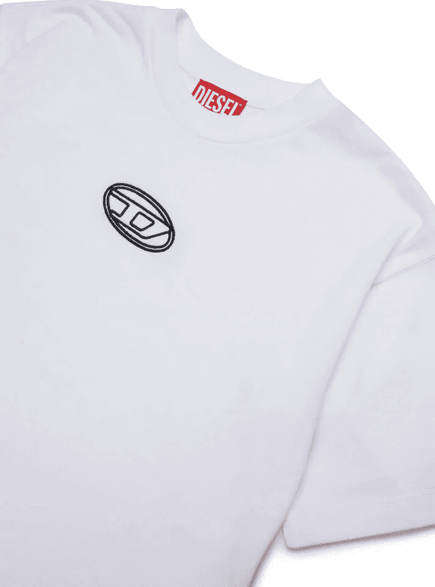 DIESEL t-shirt bambina bianco - 2