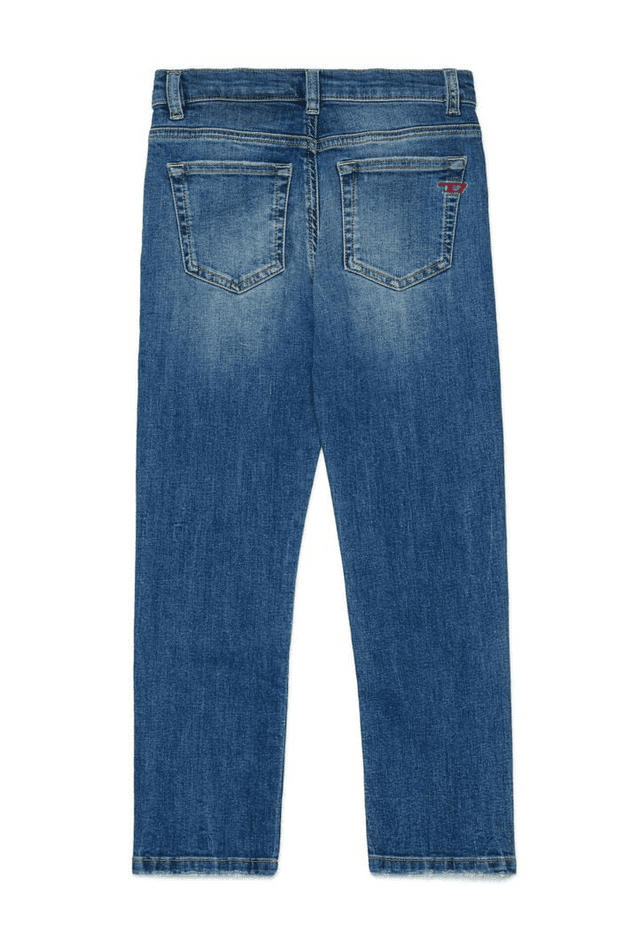 DIESEL jeans regular fit bambino blu medio - 3