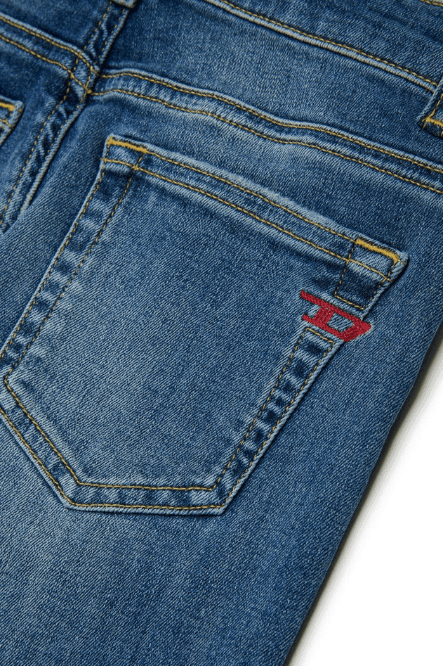 DIESEL jeans regular fit bambino blu medio - 4