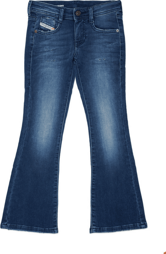 DIESEL jeans bootcut bambina blu scuro - 5