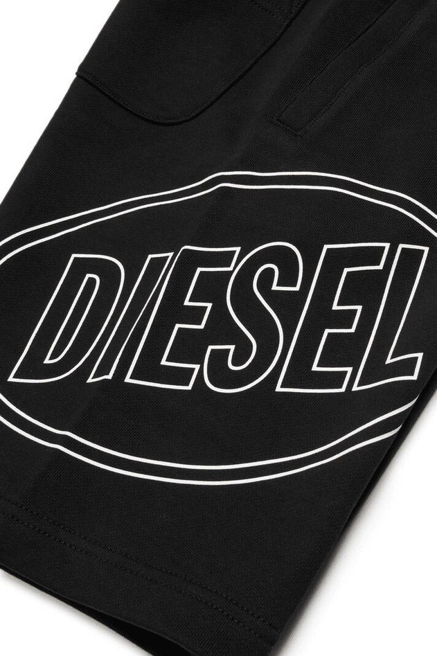 DIESEL shorts bambino nero - 4