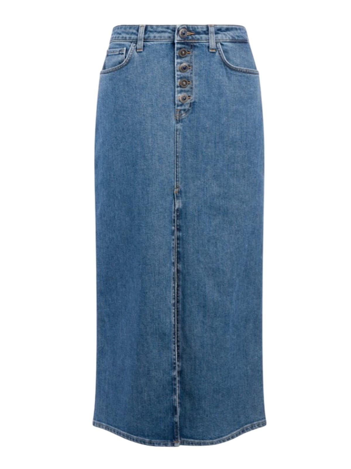 DONDUP gonne casual donna dondup - gonna regular in denim - blu - 5
