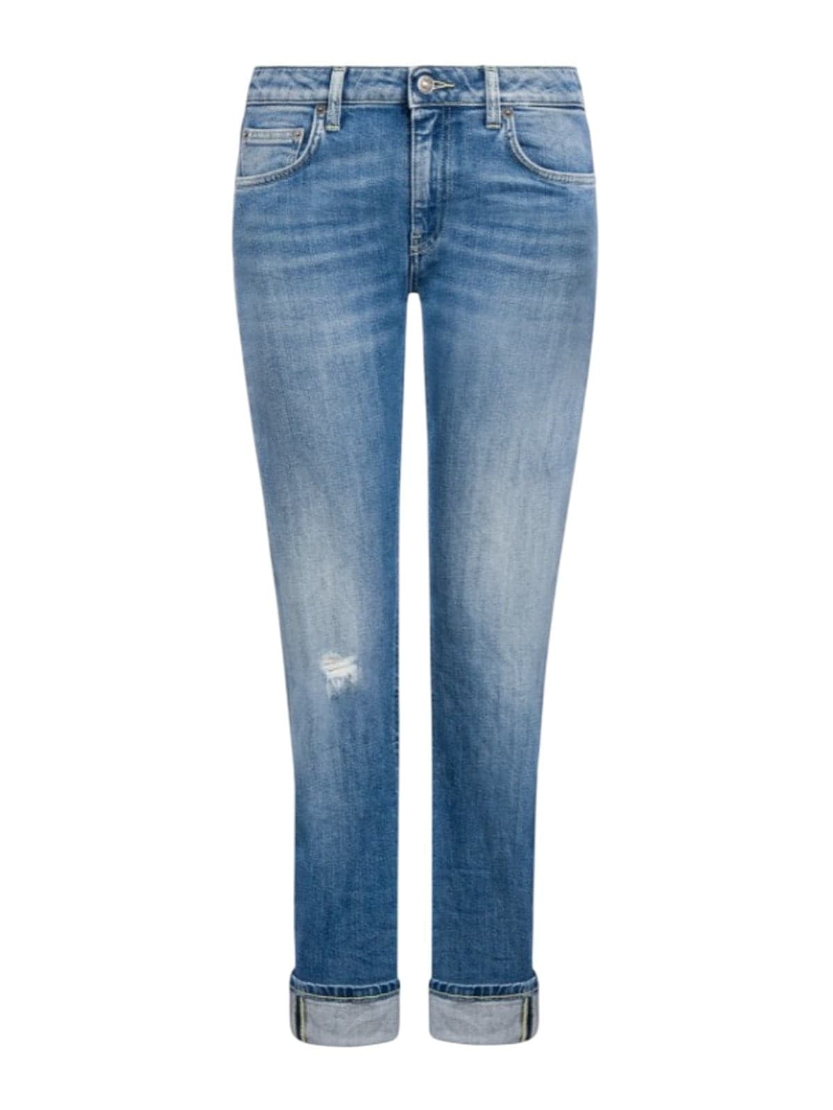 DONDUP jeans donna dondup - jeans 5tasche slim - blu - 5