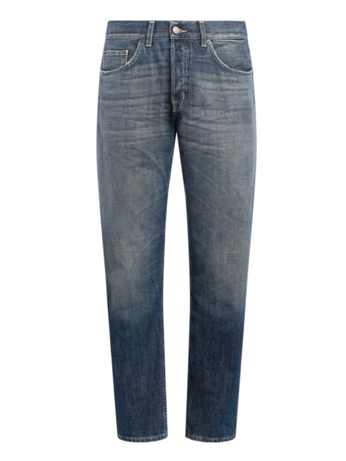 DONDUP jeans uomo dondup - jeans 5 tasche regular brayn - blu - 5