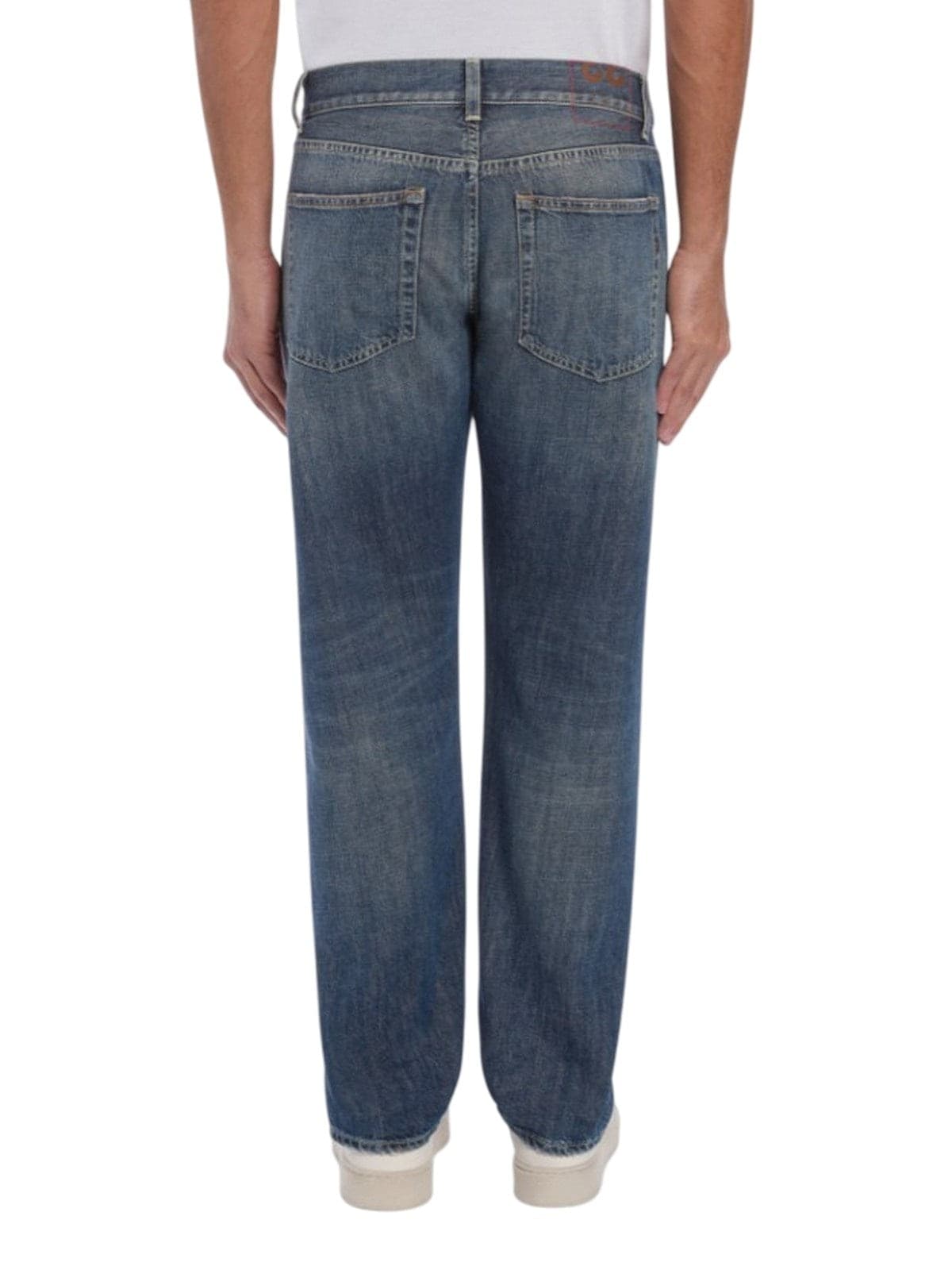 DONDUP jeans uomo dondup - jeans 5 tasche regular brayn - blu - 3