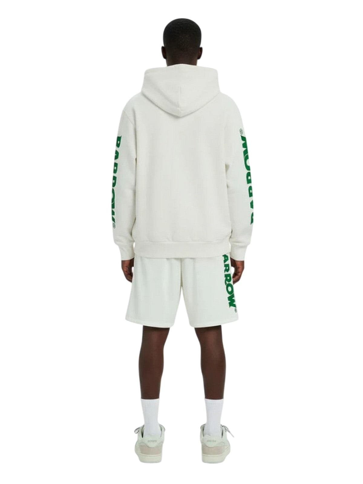 BARROW pantaloncini unisex barrow - sweatshorts - bianco - 4