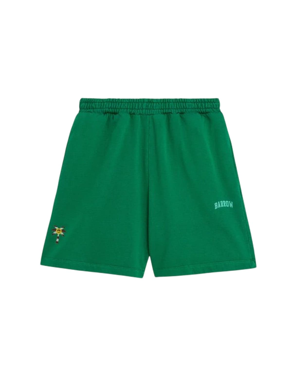 BARROW pantaloncini unisex barrow - sweatshorts - verde - 3
