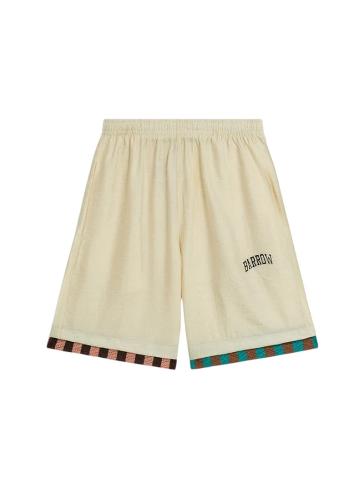 BARROW pantaloncini unisex barrow - popeline shorts - beige - 3