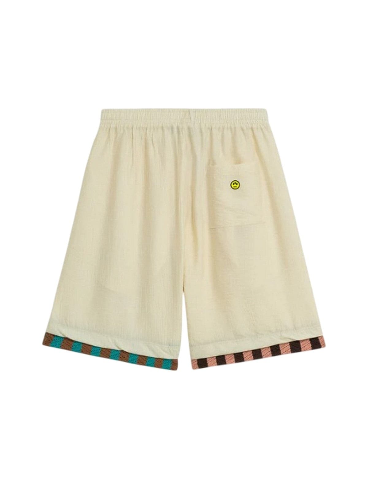 BARROW pantaloncini unisex barrow - popeline shorts - beige - 2